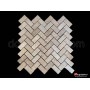 Zigzag Model Traverten Fileli Mozaik -DT1193